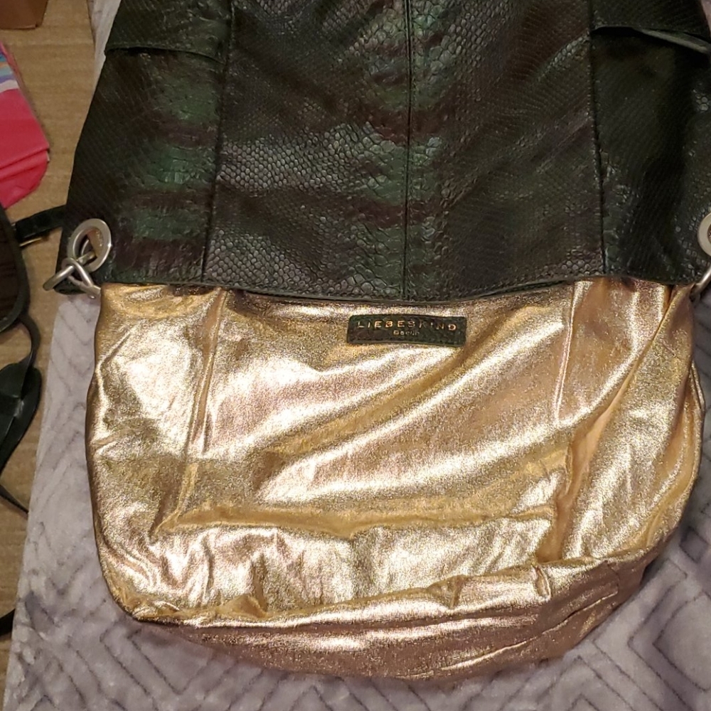 Textured Snake Print Liebeskind Purse - image 5